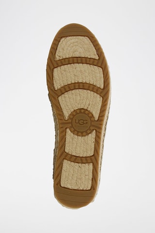 Slippers en cuir Sandrine Metallic Doré