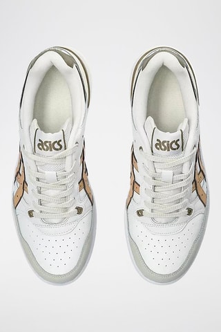 Baskets en cuir EX89 - Blanc et beige