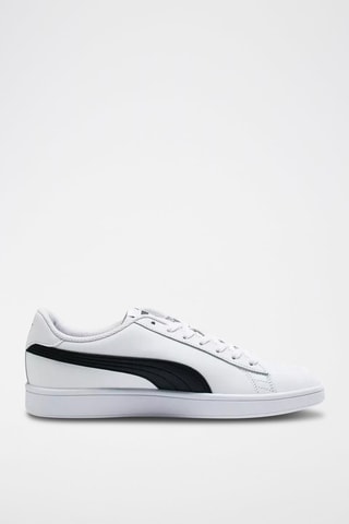 Sneakers en cuir Puma Smash V2 - Blanc et noir