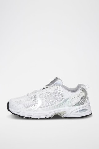 Baskets MR530 - Blanc et argenté