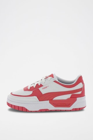 Sneakers plateformes en cuir Cali Dream Tweak Dissi - Blanc et rose