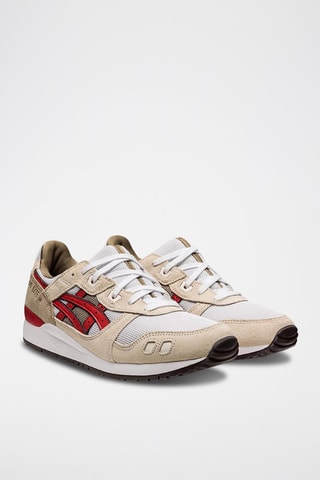 Sneakers en cuir Lyte III OG Rose pâle et rouge