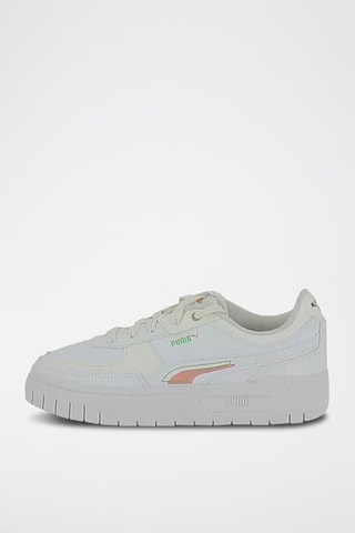 Sneakers en cuir Cali Dream-Blanc et beige