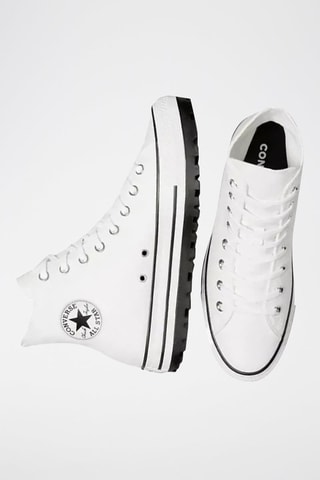 Sneakers plateformes montantes All Star HI Canvas City Trek - Blanc