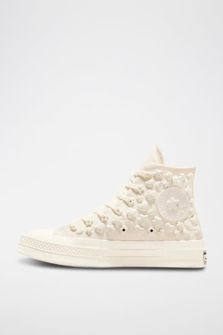 Sneakers plateformes montantes Chuck 70 HI - Blanc