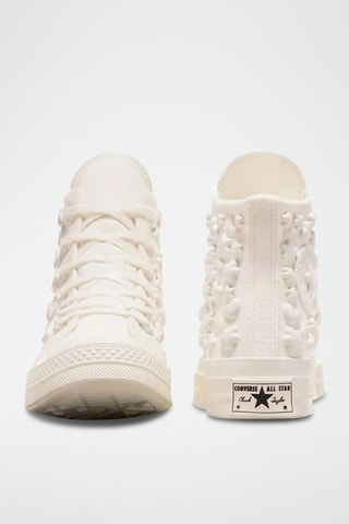 Sneakers plateformes montantes Chuck 70 HI - Blanc