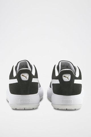 Sneakers en nubuck Suede Mayu-Noir et blanc