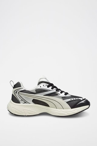 Baskets en nubuck Morphic Retro - Noir et gris clair