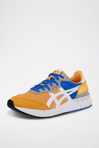 Sneakers Rebilac Runner Moutarde et bleu