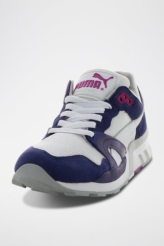 Sneakers en cuir Trinomic XT 1 Clear - Bleu marine et écru