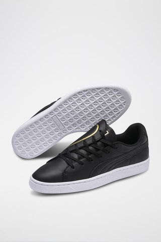 Sneakers en cuir Crush Emboss Noir