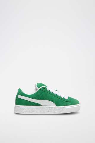 Baskets en nubuck Suede XL - Vert et blanc