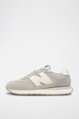 Baskets en nubuck MS237 - Gris clair