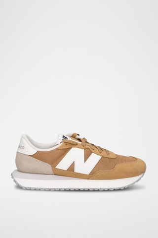 Baskets en nubuck MS237 - Marron