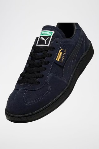 Baskets en cuir Super Team SD - Bleu marine