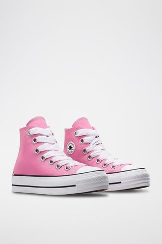 Baskets montantes plateformes Hi All Star Lift - Rose