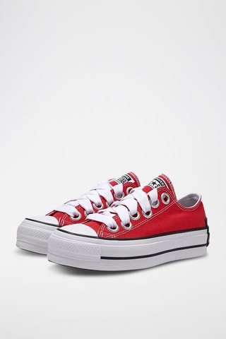 Baskets plateformes Ox All Star Lift - Rouge