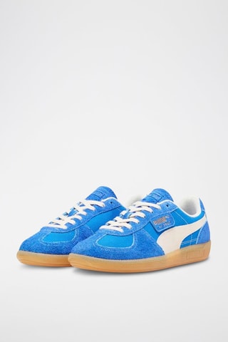 Sneakers en cuir Palermo Prenium - Bleu et blanc