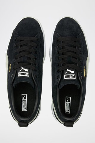 Sneakers plateformes en nubuck Mayze - Noir
