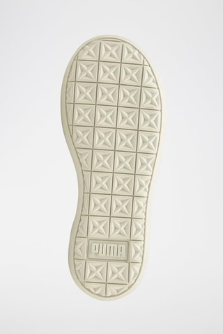 Sneakers en cuir Suede Mayu Mix-Blanc et beige