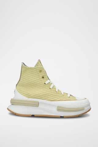 Sneakers plateformes montantes Run Star Legacy CX - Beige et blanc