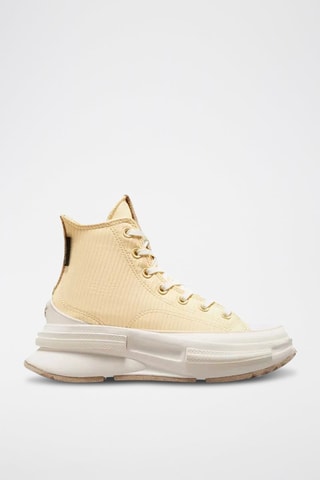 Sneakers plateformes montantes Run Star Legacy CX - Beige et blanc