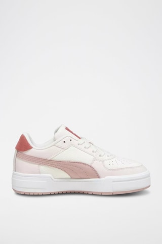 Sneakers en cuir CA Pro Classic Blanc et rose