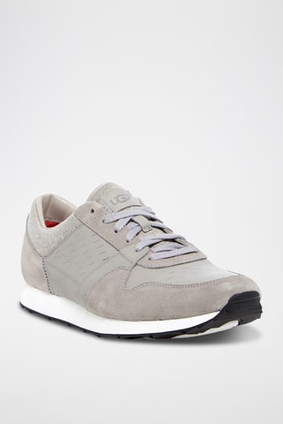 Sneakers en cuir Trigo Gris