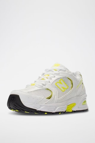 Baskets 530 - Blanc et jaune