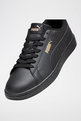 Baskets en cuir Smash3.0 L - Noir et doré