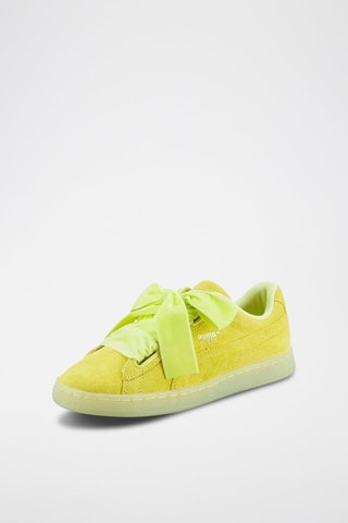 Baskets en nubuck Suede Heart Reset - Jaune