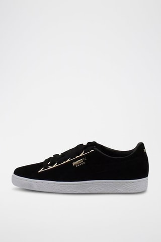Baskets en nubuck Suede Jewel Metallic - Noir