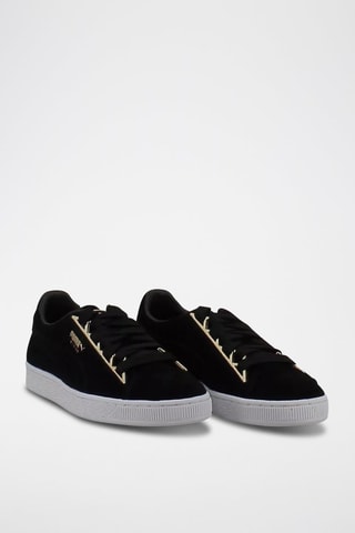 Baskets en nubuck Suede Jewel Metallic - Noir