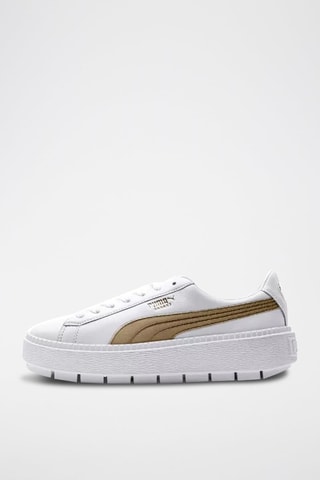 Baskets en cuir Trace - Blanc