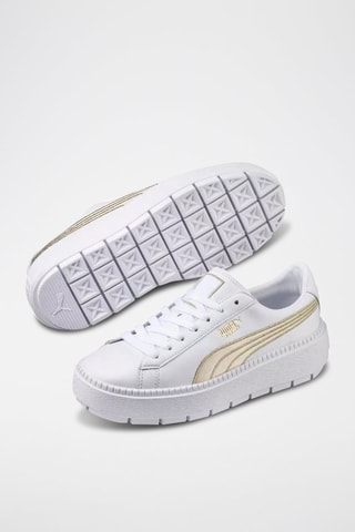 Baskets en cuir Trace - Blanc