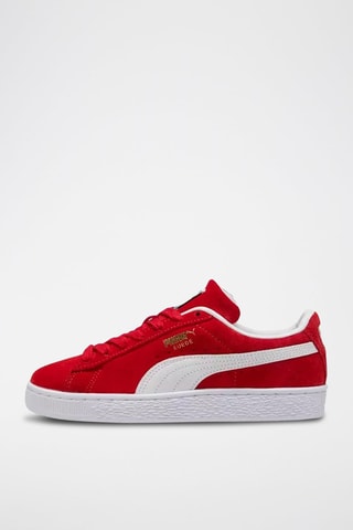 Baskets en cuir Classic - Rouge et blanc