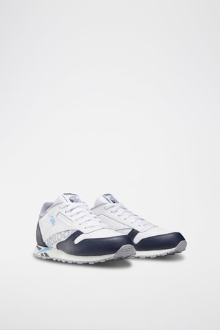 Sneakers en cuir Classic Leather - Anthracite et blanc