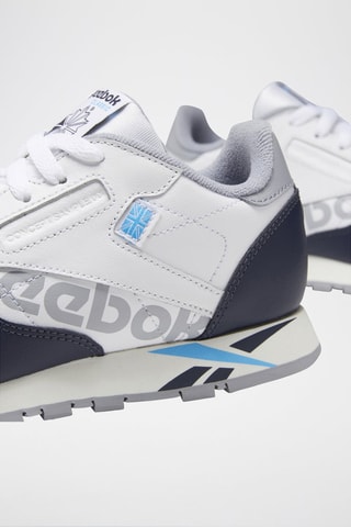 Sneakers en cuir Classic Leather - Anthracite et blanc