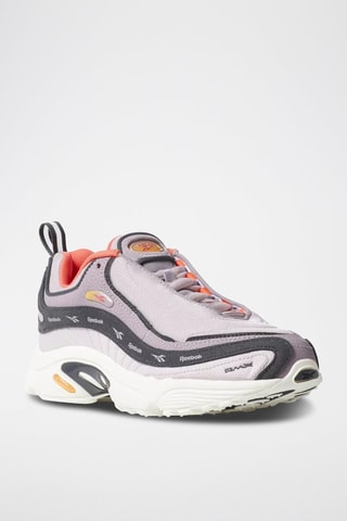 Baskets en cuir Daytona DMX MU - Mauve et anthracite