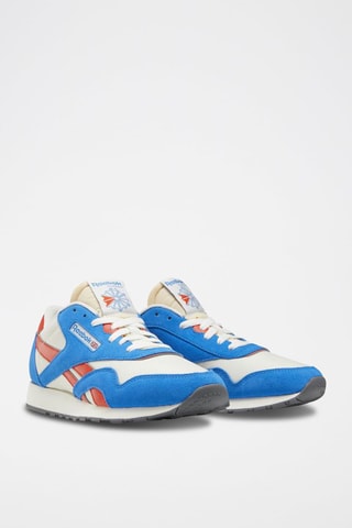 Sneakers Classic Nylon - Bleu et blanc