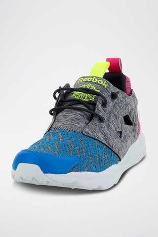 Baskets Fury Lite Contempora - Gris chiné et turquoise