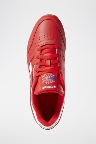 Baskets plateformes en cuir CL LTHR Double - Rouge