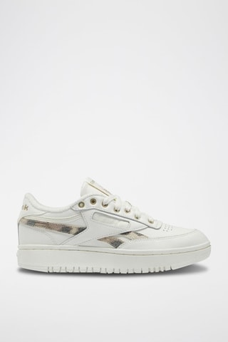 Sneakers en cuir Club C Double Blanc