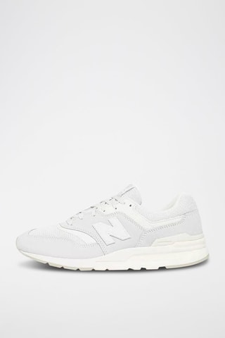 Baskets en nubuck CM997 - Blanc et beige