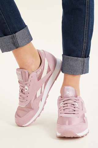 Sneakers Classic Nylon Violet et écru