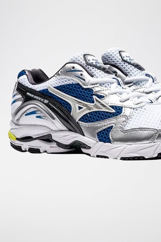 Chaussures de running Wave Rider 10 - Blanc et bleu électrique