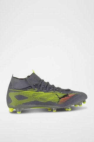 Chaussures de football Ultra 5 Match - Gris foncé et vert clair