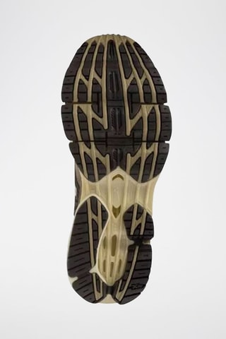 Chaussures de running en nubuck Wave Prophecy Ls - Ecru et marron