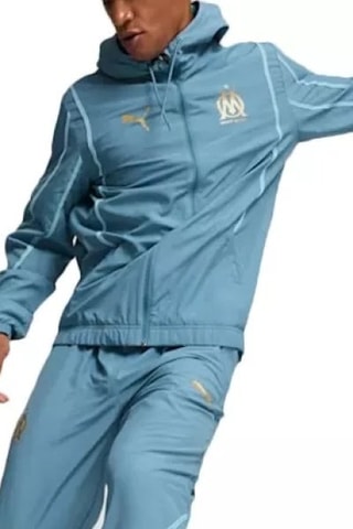 Veste de survêtement Olympique de Marseille - Bleu