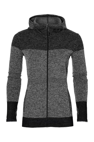 Veste à capuche Seamless Noir et gris